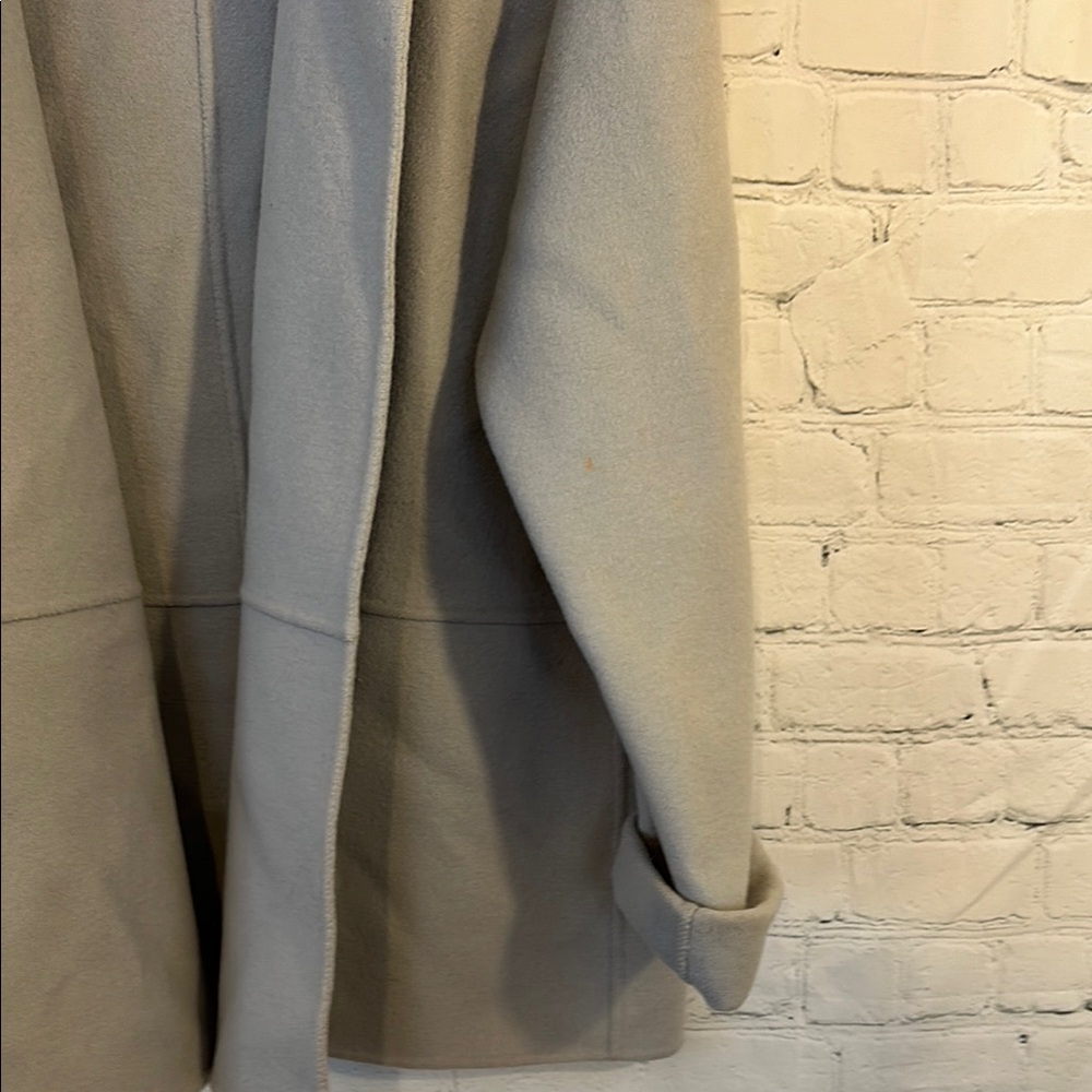 Linda Allard for Ellen Tracy Wool Light Gray Jacket - Picture 7 of 7